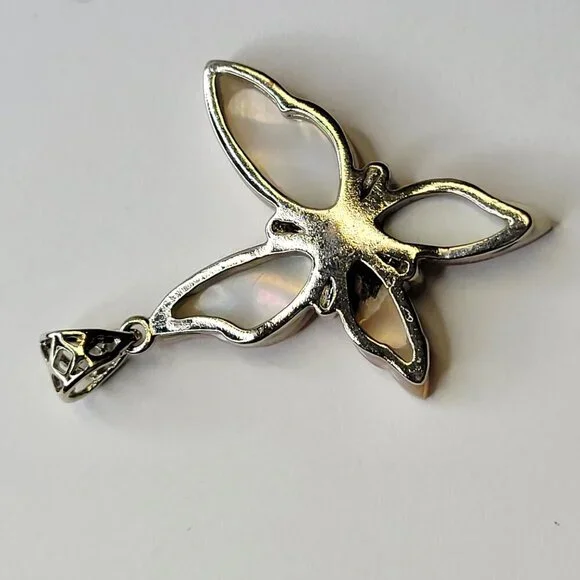 Rose Quartz Pendant with Rhinestone - Picture 3 of 8